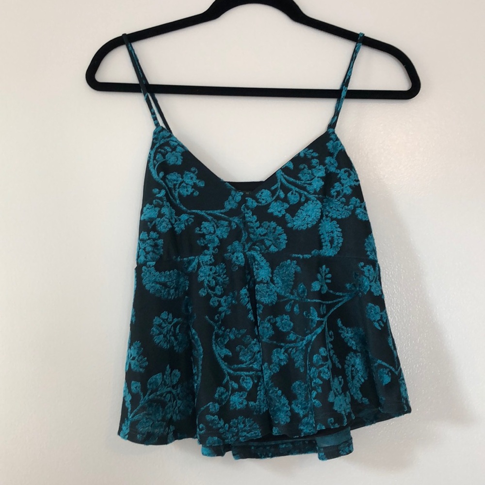 Velvet looking tank top